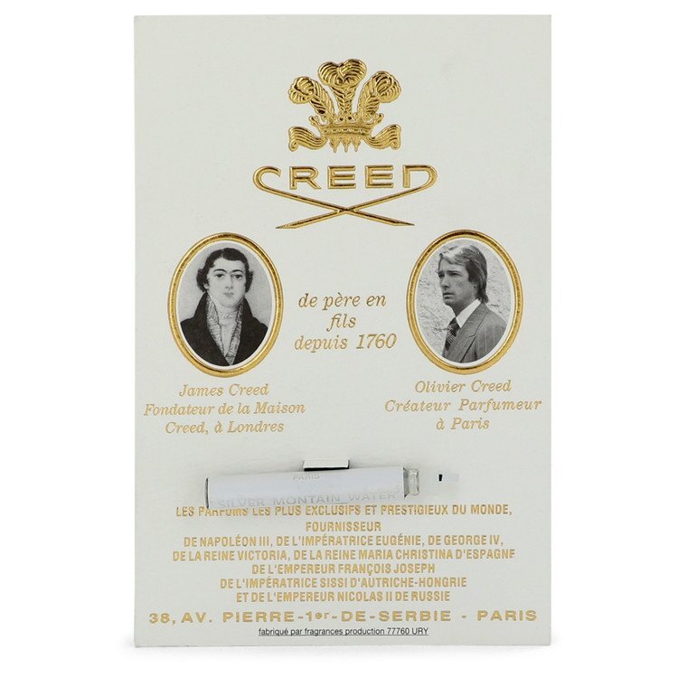 Silver Mountain Water Vial (sample) By Creed - Size: 1 ml Vial