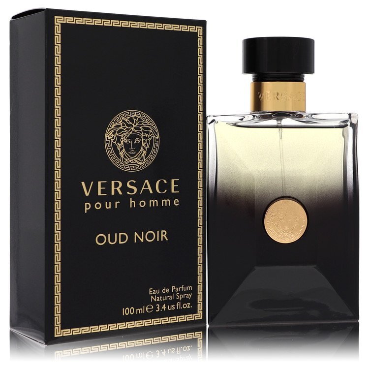 Versace Pour Homme Oud Noir Eau De Parfum Spray By Versace - Size: 100 ml Eau De Parfum Spray