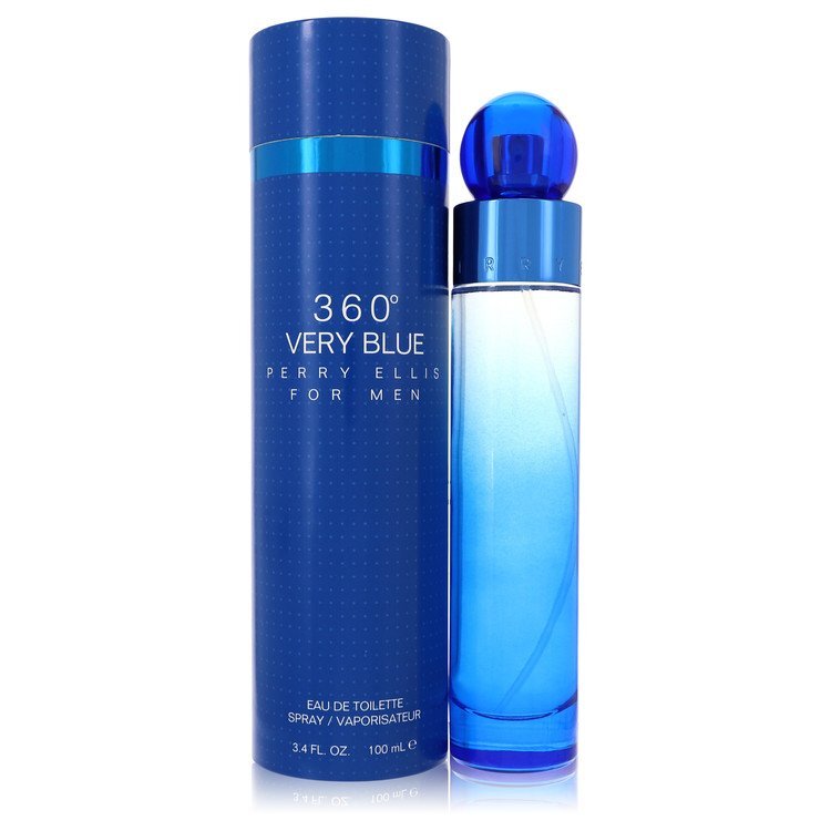 Perry Ellis 360 Very Blue Eau De Toilette Spray By Perry Ellis - Size: 100 ml Eau De Toilette Spray