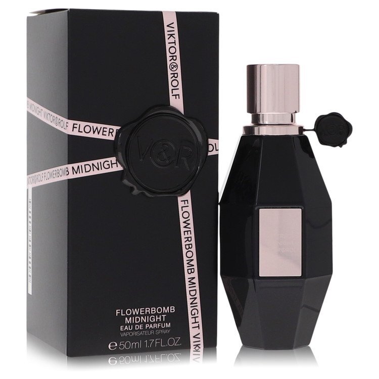 Flowerbomb Midnight Eau De Parfum Spray By Viktor & Rolf - Size: 50 ml Eau De Parfum Spray