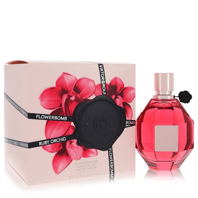 Flowerbomb Ruby Orchid Eau De Parfum Spray By Viktor & Rolf - Size: 100 ml Eau De Parfum Spray