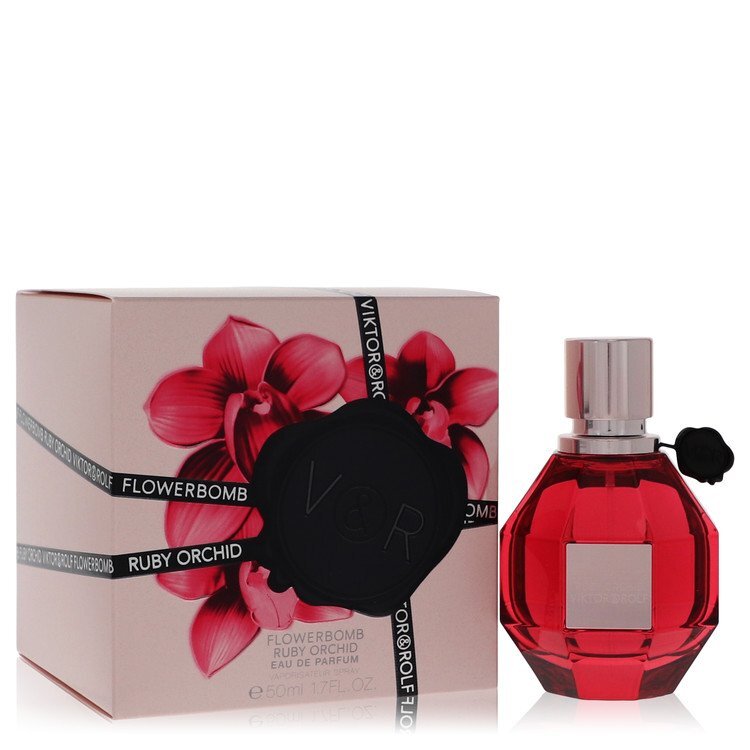 Flowerbomb Ruby Orchid Eau De Parfum Spray By Viktor & Rolf - Size: 50 ml Eau De Parfum Spray