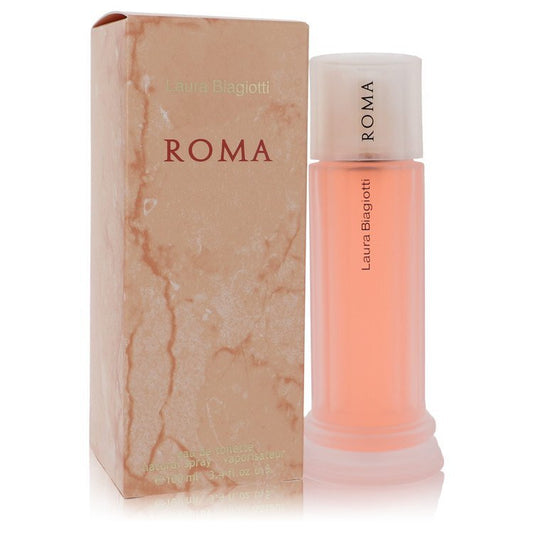 Roma Eau De Toilette Spray By Laura Biagiotti - Size: 100 ml Eau De Toilette Spray