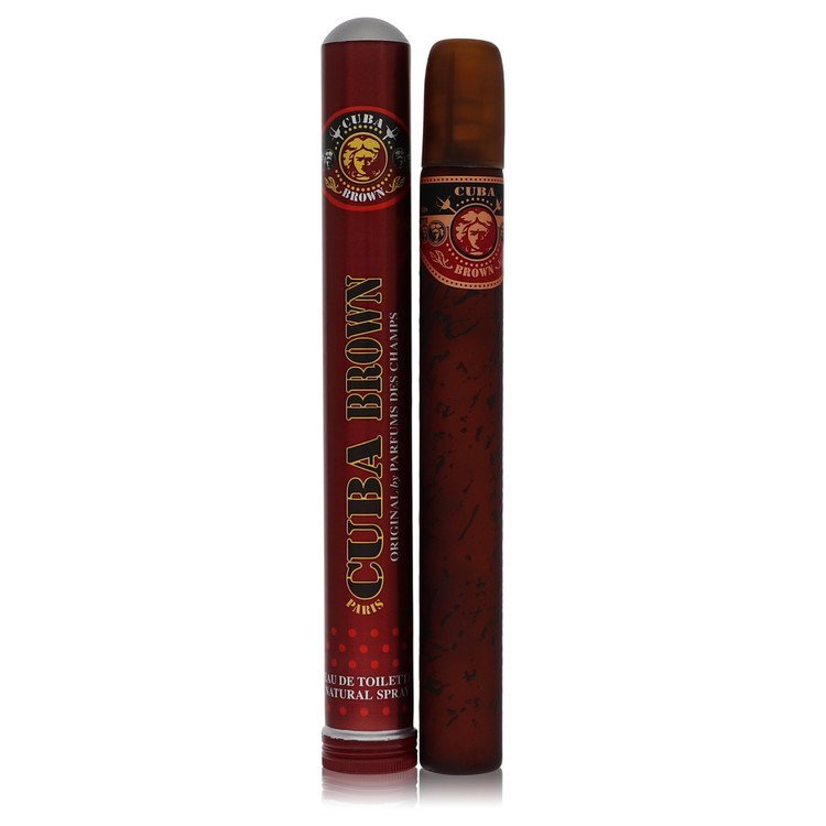 Cuba Brown Eau De Toilette Spray By Fragluxe - Size: 35 ml Eau De Toilette Spray