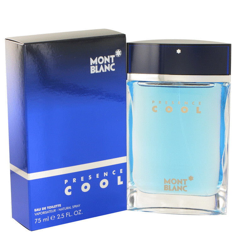 Presence Cool Eau De Toilette Spray By Mont Blanc - Size: 75 ml Eau De Toilette Spray
