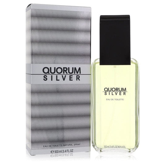 Quorum Silver Eau De Toilette Spray By Puig - Size: 100 ml Eau De Toilette Spray