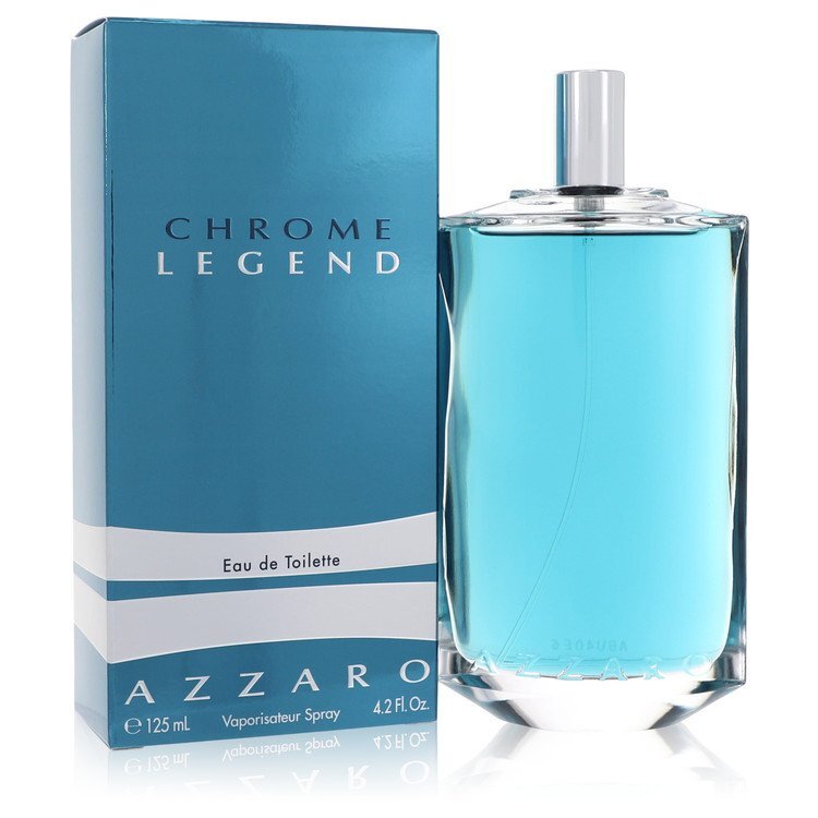 Chrome Legend Eau De Toilette Spray By Azzaro - Size: 125 ml Eau De Toilette Spray