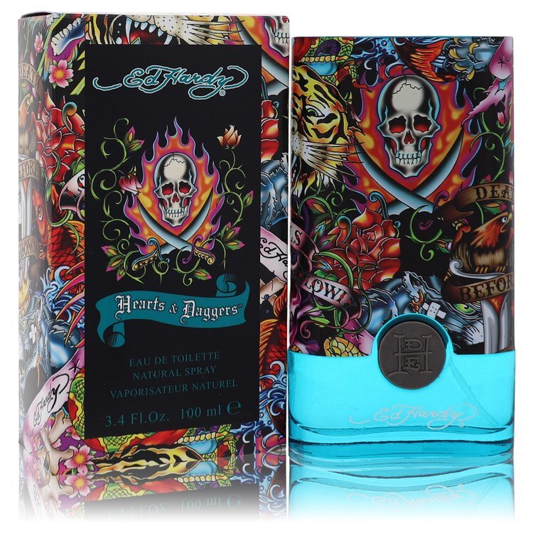Ed Hardy Hearts & Daggers Eau De Toilette Spray By Christian Audigier - Size: 100 ml Eau De Toilette Spray