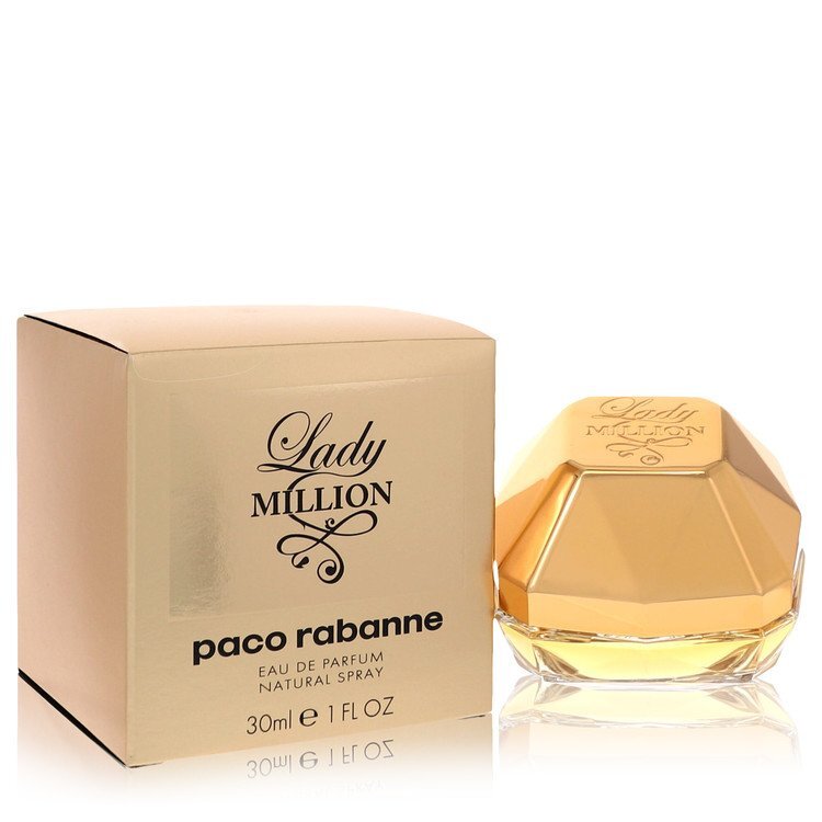 Lady Million Eau De Parfum Spray By Paco Rabanne - Size: 30 ml Eau De Parfum Spray
