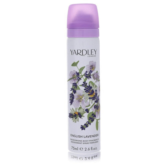English Lavender Refreshing Body Spray (Unisex) By Yardley London - Size: 77 ml Refreshing Body Spray