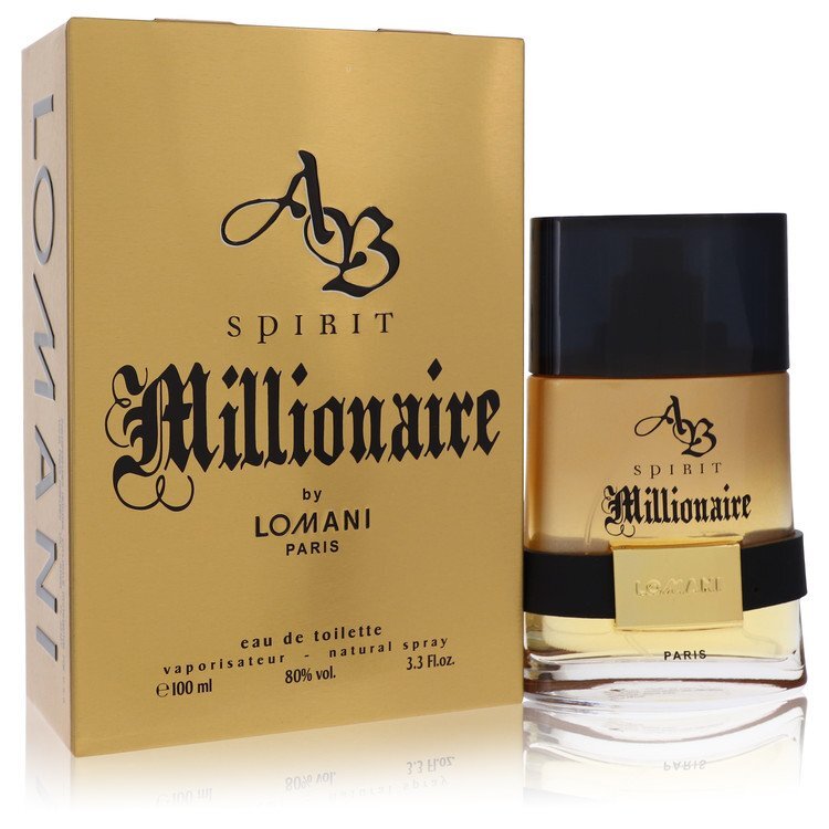Spirit Millionaire Eau De Toilette Spray By Lomani - Size: 100 ml Eau De Toilette Spray
