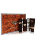 Cuba Gold Gift Set By Fragluxe - Size: 3.3 oz Eau De Toilette Spray + 3.3 oz After Shave Spray + 6.7 oz Body Deodorant Spray + 6.7 oz Shower Gel +  1.17 oz EDT Spray