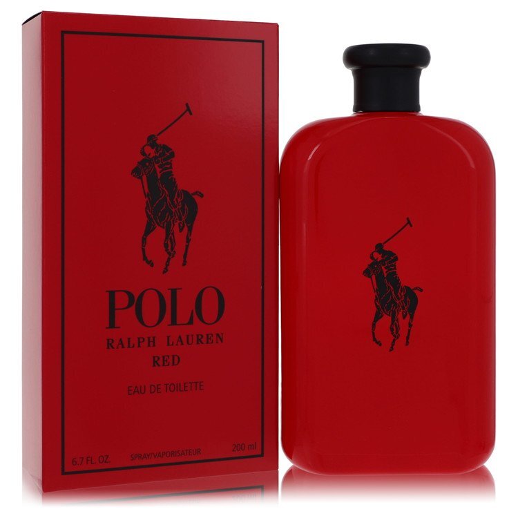 Polo Red Eau De Toilette Spray By Ralph Lauren - Size: 200 ml Eau De Toilette Spray