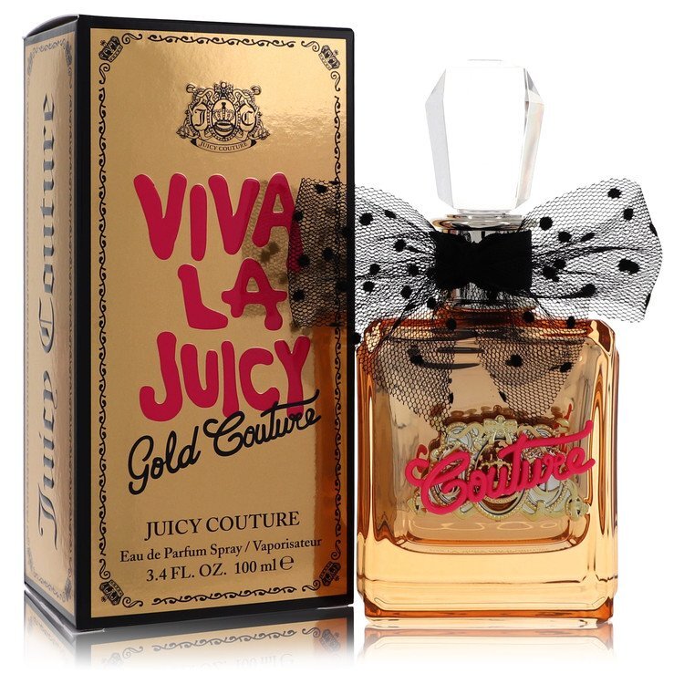Viva La Juicy Gold Couture Eau De Parfum Spray By Juicy Couture - Size: 100 ml Eau De Parfum Spray
