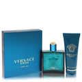 Versace Eros Gift Set By Versace - Size: 3.4 oz Eau De Toilette Spray + 3.4 oz Shower Gel