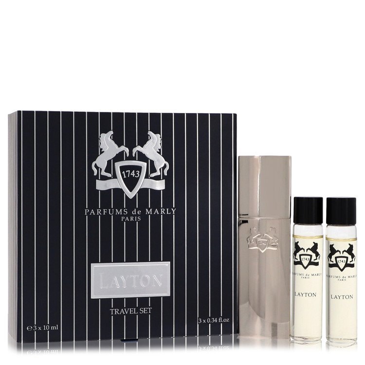 Layton Royal Essence Three Eau De Parfum Sprays Travel Set By Parfums De Marly - Size: 3  x 10 ml Three Eau De Parfum Sprays Travel Set