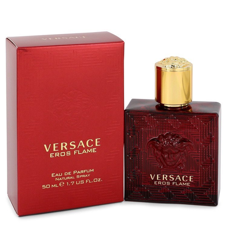 Versace Eros Flame Eau De Parfum Spray By Versace - Size: 50 ml Eau De Parfum Spray