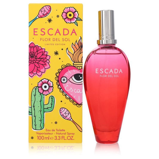 Escada Flor Del Sol Eau De Toilette Spray (Limited Edition) By Escada - Size: 100 ml Eau De Toilette Spray