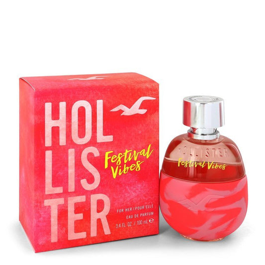 Hollister Festival Vibes Eau De Parfum Spray By Hollister - Size: 100 ml Eau De Parfum Spray