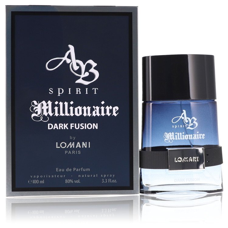 Spirit Millionaire Dark Fusion Eau De Parfum Spray By Lomani - Size: 100 ml Eau De Parfum Spray