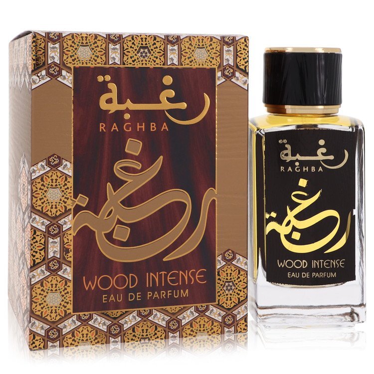 Raghba Wood Intense Eau De Parfum Spray (Unisex) By Lattafa - Size: 100 ml Eau De Parfum Spray