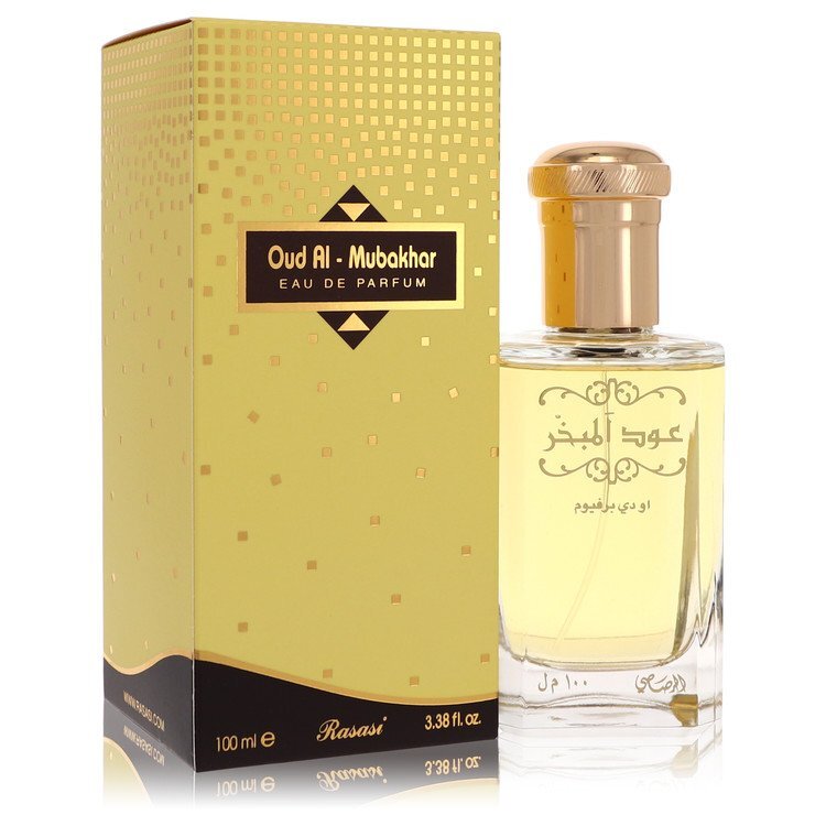 Rasasi Oud Al Mubakhar Eau De Parfum Spray (Unisex) By Rasasi - Size: 100 ml Eau De Parfum Spray