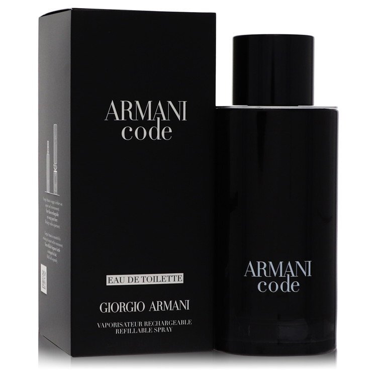 Armani Code Eau De Toilette Spray Refillable By Giorgio Armani - Size: 125 ml Eau De Toilette Spray Refillable