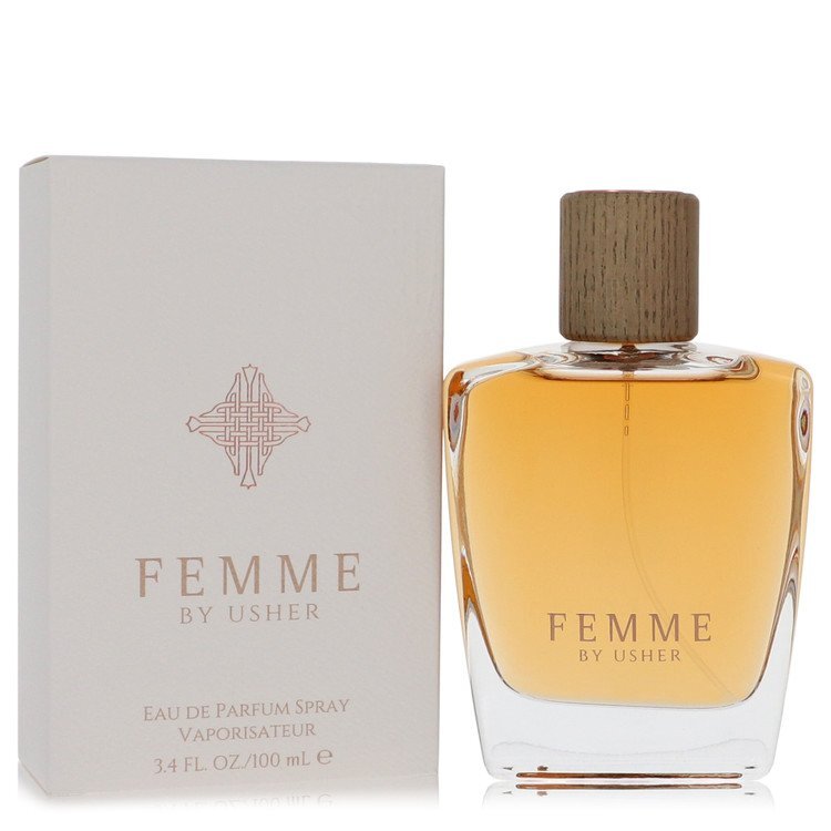 Usher Femme Gift Set By Usher - Size: 3.4 oz Eau De Parfum Spray + 3.4 oz Body Lotion + 3.4 oz Shower Gel