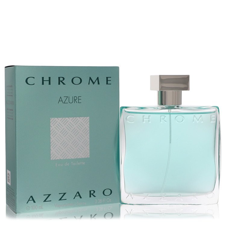 Chrome Azure Eau De Toilette Spray By Azzaro - Size: 100 ml Eau De Toilette Spray